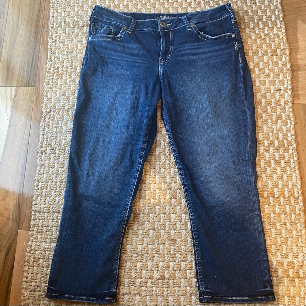 Like New Silver Suki Capris - Size 31